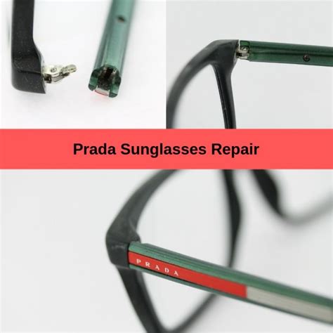 prada eyeglass hinge replacement|Prada Sunglasses Repair.